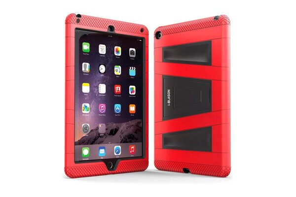 i-Blason iPad Air 2 hoes extra beschermd rood  zwart ArmorBox 2