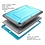 Supcase Unicorn Beetle Protective Case for iPad Air 2 blauw en zwart