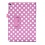 i-Blason iPad Air 2 Leather Slim Book Case roze met witte stippen