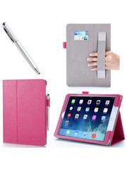 i-Blason iPad Air 2 Leather Slim Book Case magenta