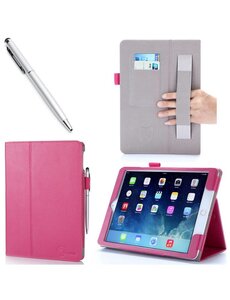 i-Blason iPad Air 2 Leather Slim Book Case magenta
