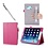 i-Blason iPad Air 2 Leather Slim Book Case magenta