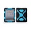 iPadspullekes.nl Spider Case voor iPad 2 3 4 zwart/blauw