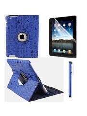 iPadspullekes.nl iPad Pro 9,7 hoes 360 graden Trendy blauw