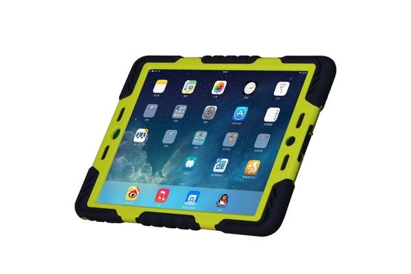iPadspullekes.nl Spider Case voor iPad Mini 1 2 3 zwart/groen