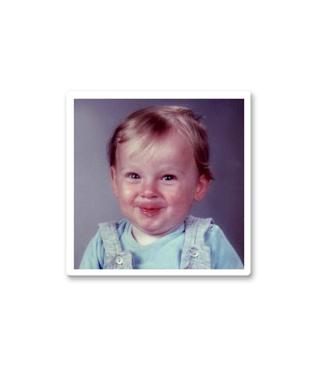 Foto op porselein vierkant