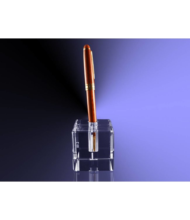 2D foto in glas - Penhouder van glas met foto - Kristal Glas