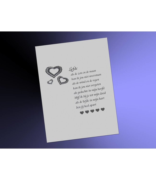 Foto op spiegel rechthoek