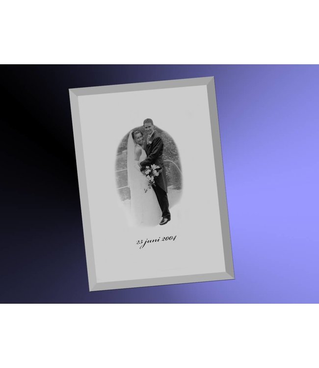 Foto op spiegel rechthoek