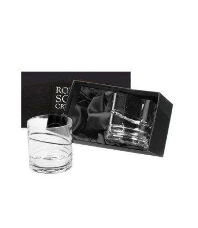 Set van 2 Whisky glazen "Saturn" met eigen gravering