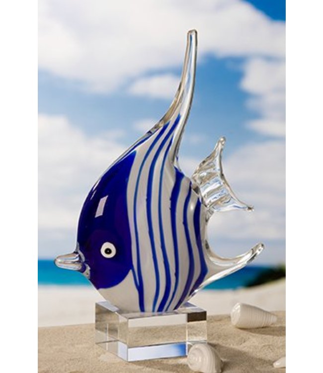 Award van glazen gekleurde vis -