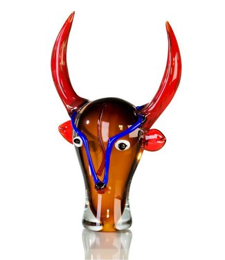 Glassculptuur - "Stier Bulle"