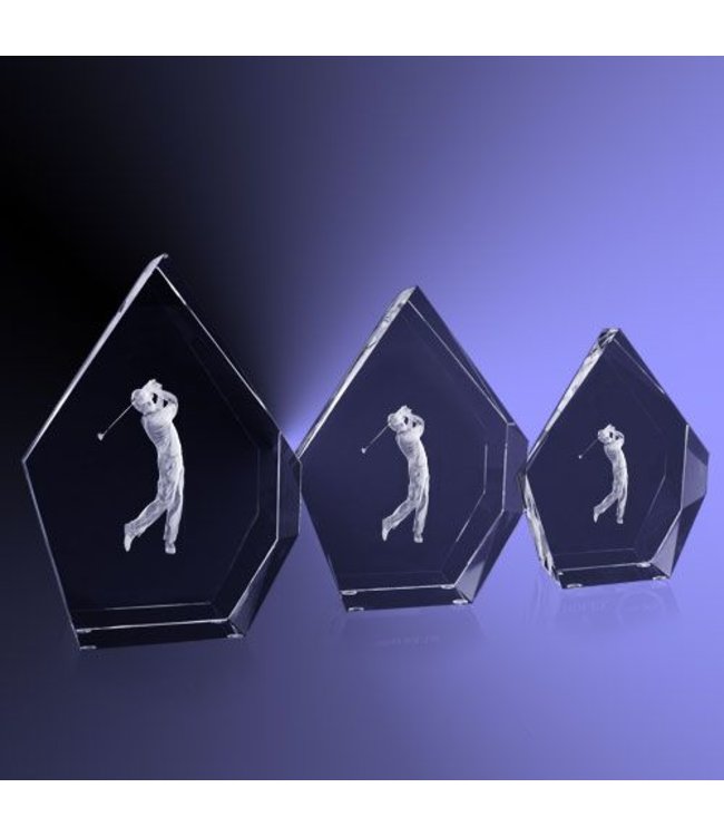 Award "Prestige" met 3D golfer