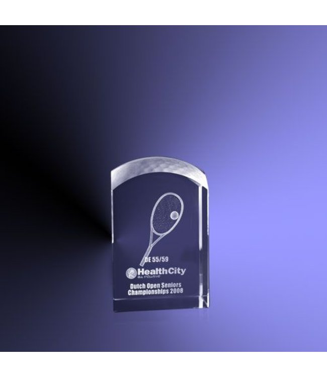 Award "Dome" met 3D  Tennis Gravure