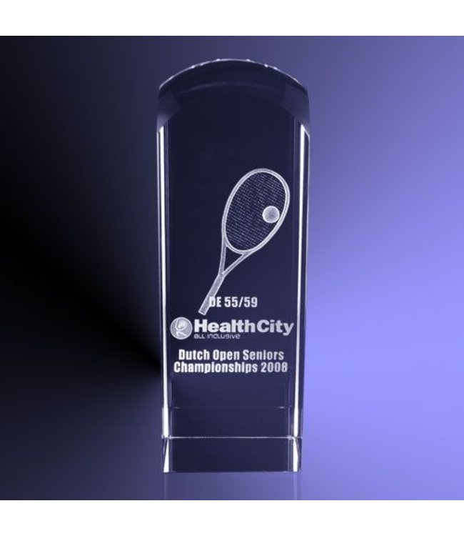 Award "Dome" met 3D  Tennis Gravure