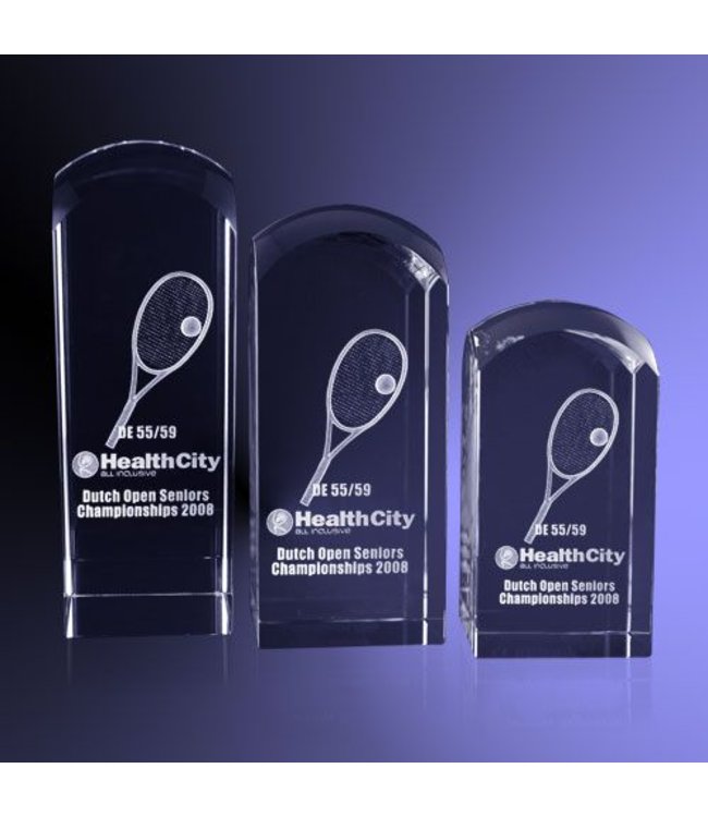 Award "Dome" met 3D  Tennis Gravure