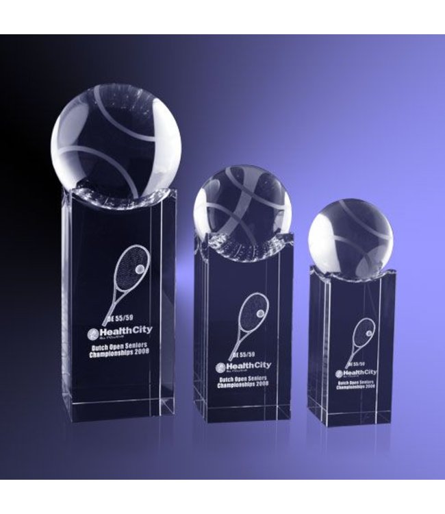 Rechthoek met tennisbal