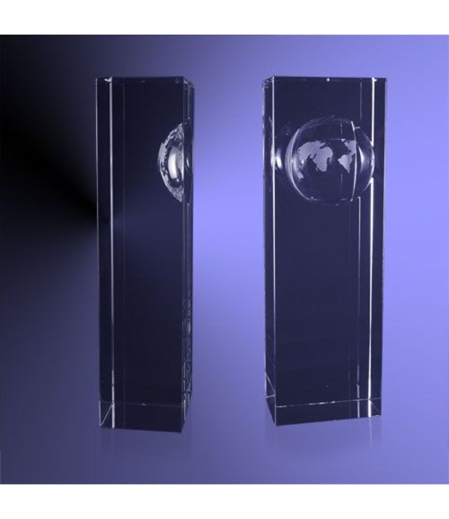 Globe Award met wereldbol in de holling