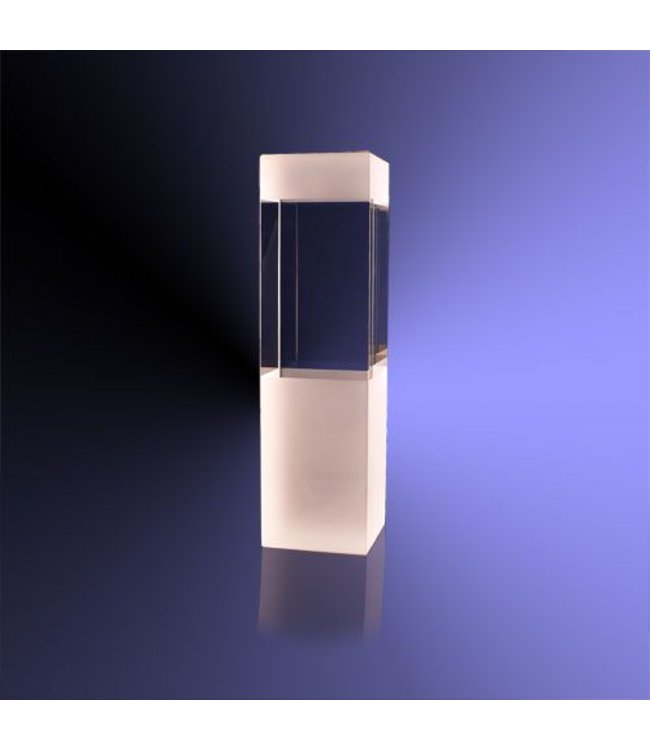 Award "Pilaar White" met 3D gravure