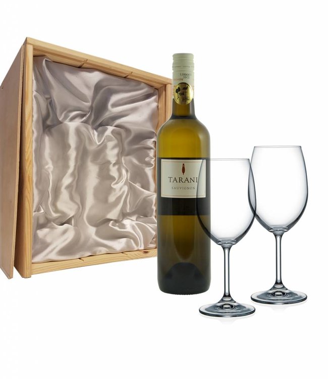 Wijnpakket met 2 glazen - Tarani Sauvignon Blanc