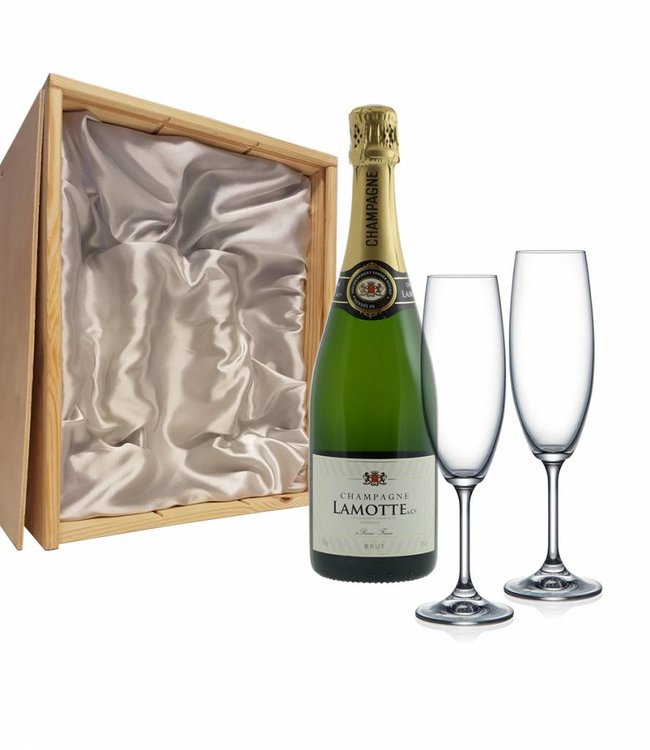 Champagnepakket met 2 champagneglazen - Lamotte Champagne