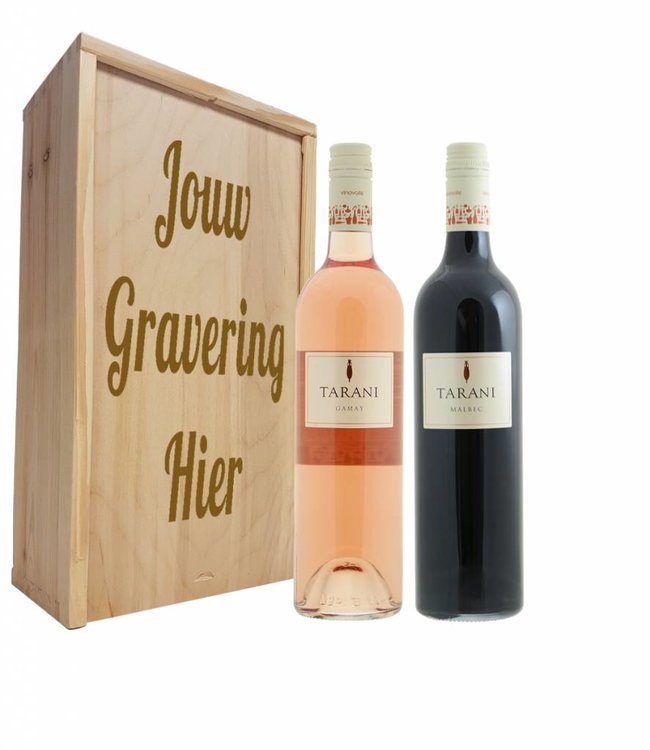 Wijnpakket 2 flessen: Tarani Gamay rosé / Malbec