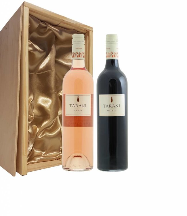 Wijnpakket 2 flessen: Tarani Gamay rosé / Malbec