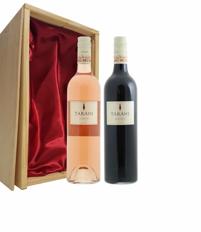 Wijnpakket 2 flessen: Tarani Gamay rosé / Malbec