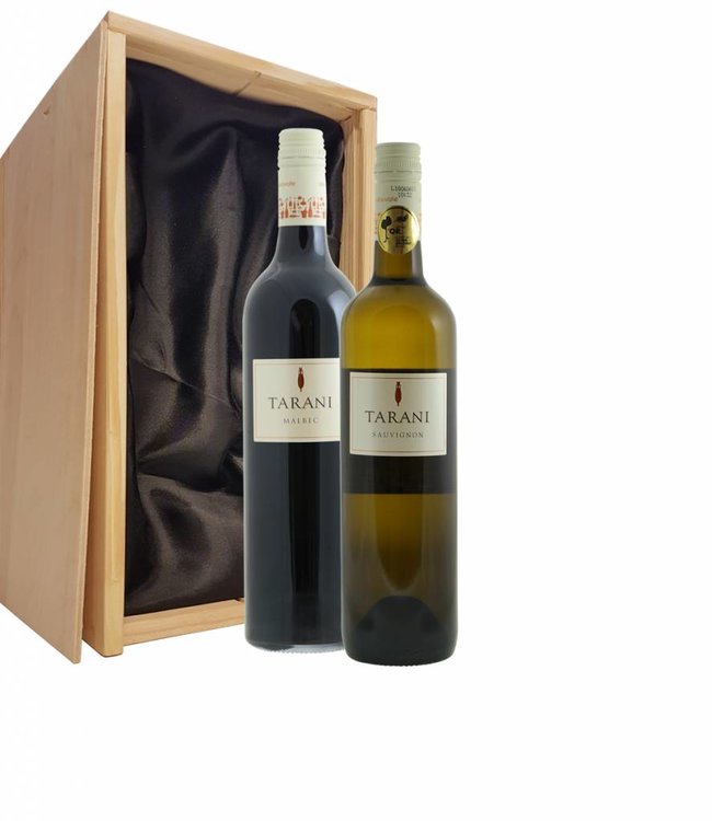 Wijnpakket 2 flessen: Tarani Sauvignon Blanc / Malbec