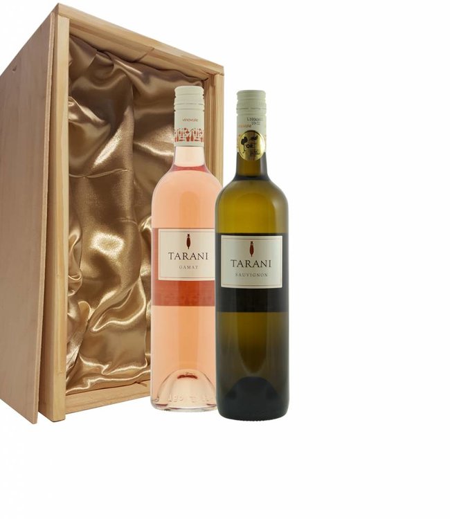 Wijnpakket 2 flessen: Tarani Gamay Rosé / Sauvignon Blanc.