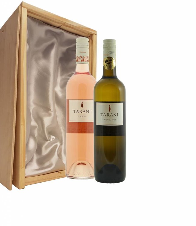 Wijnpakket 2 flessen: Tarani Gamay Rosé / Sauvignon Blanc.
