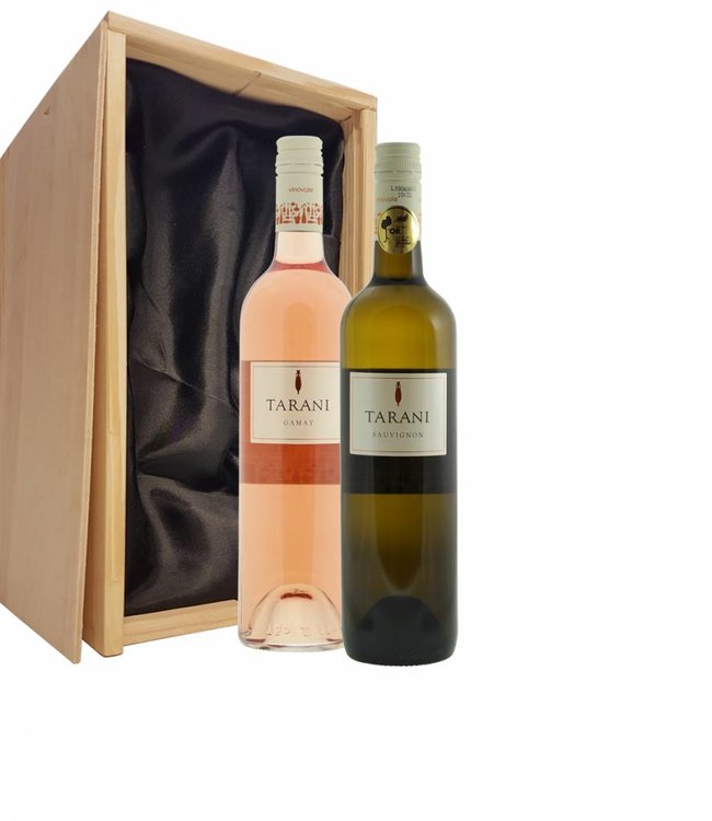 Wijnpakket 2 flessen: Tarani Gamay Rosé / Sauvignon Blanc.