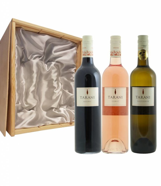 Wijnpakket 3 flessen: Tarani Gamay Rosé / Sauvignon Blanc / Tarani Malbec