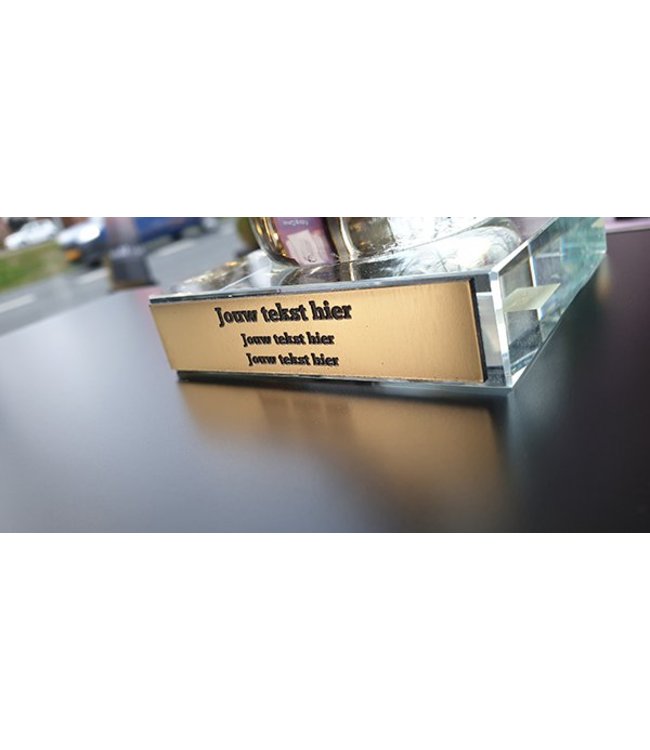 Glassculptuur - "Engel wit"