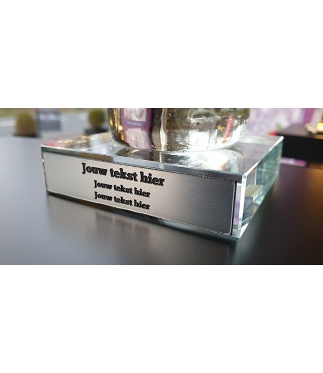 Glassculptuur - "Basketballer"