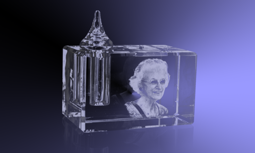 inkomen parlement Susteen Foto 3D in glas graveren - JustMoreGifts