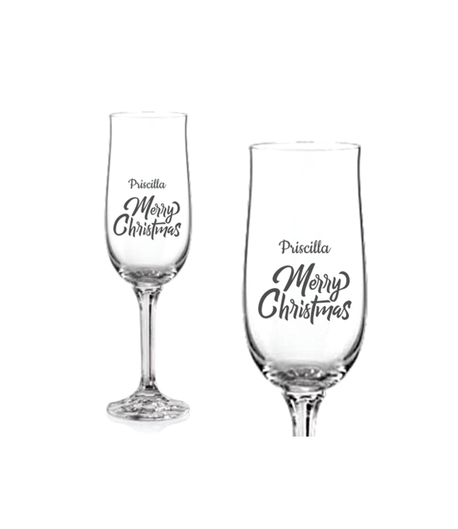 Reproduceren Geruïneerd platform Champagne glas met eigen tekst of logo graveren? - JustMoreGifts