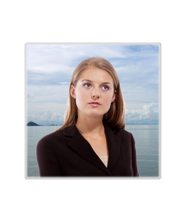 Foto op porselein vierkant