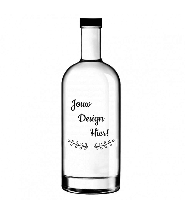 Waterfles / Karaf met gravure