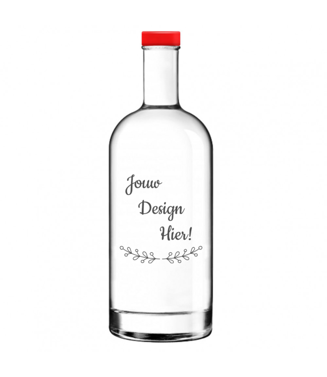Waterfles / Karaf met gravure