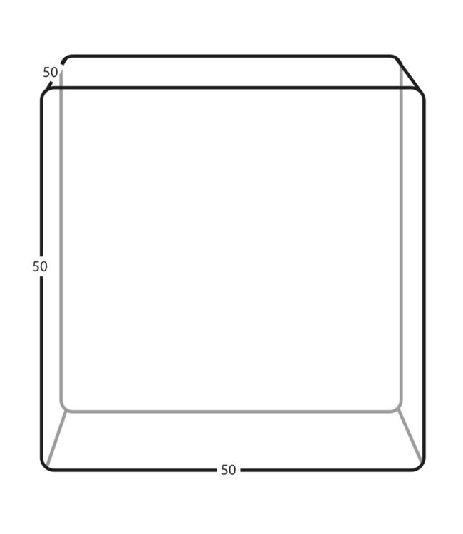3D foto in glas - Kubus 5 cm - Kristal Glas
