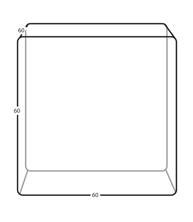 3D foto in glas - Kubus 6 cm - Kristal Glas