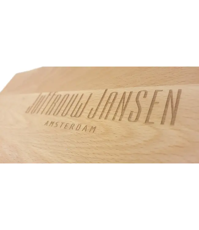 Borrelplank met foto of tekst  - 58x20 cm