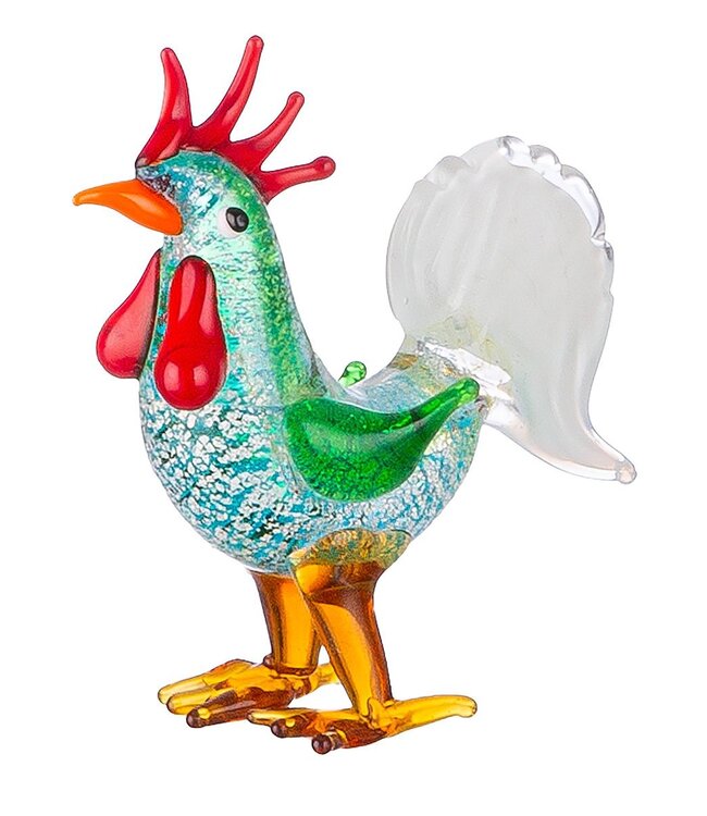 Glazen Haantjes - set van 3