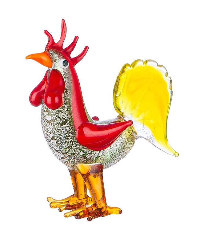 Glazen Haantjes - set van 3