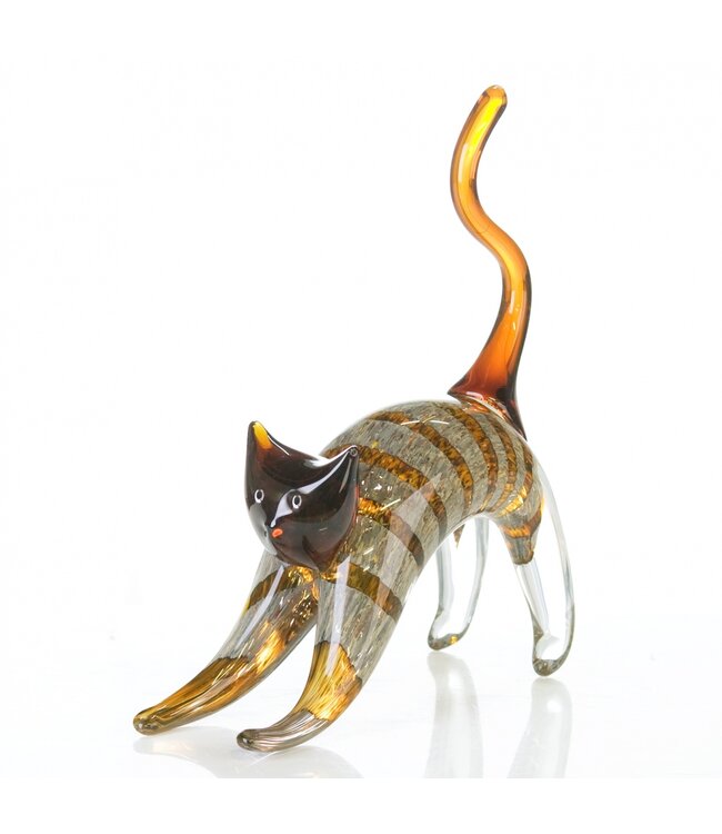 Glazen Uitstrekkende Kat