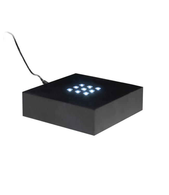 Lichtsokkel - Klein - Wit licht  met adapter