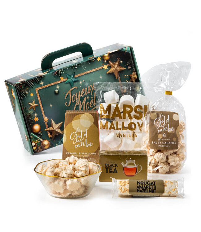 Kerstpakket Met een Gouden Randje