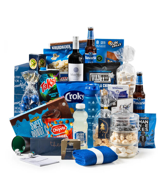 Kerstpakket Blauw XL