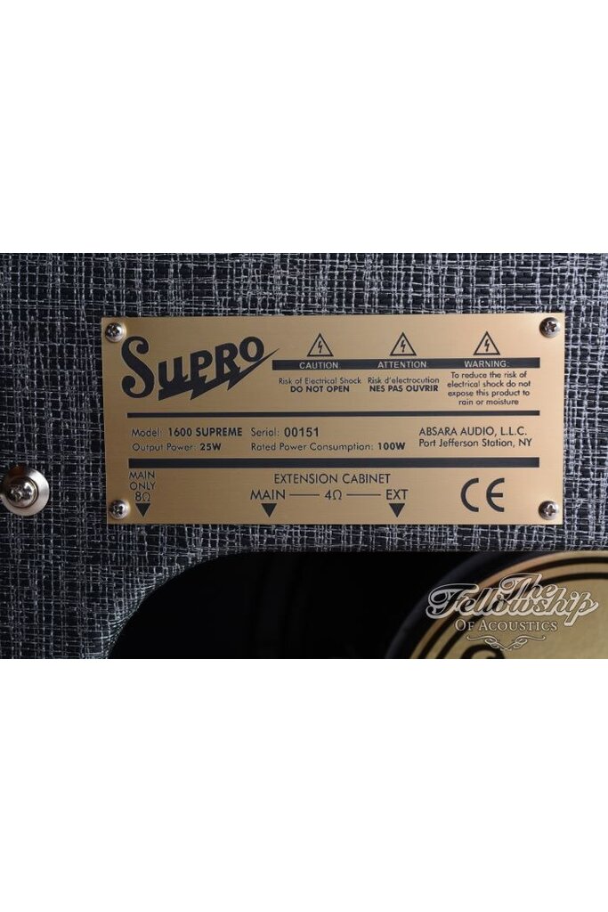 Supro 1600 Supreme 6v6 25W